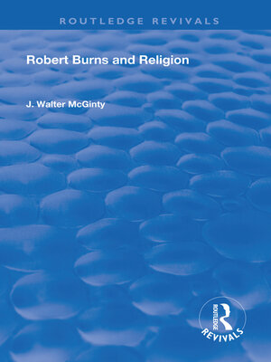 cover image of Robert Burns and Religion